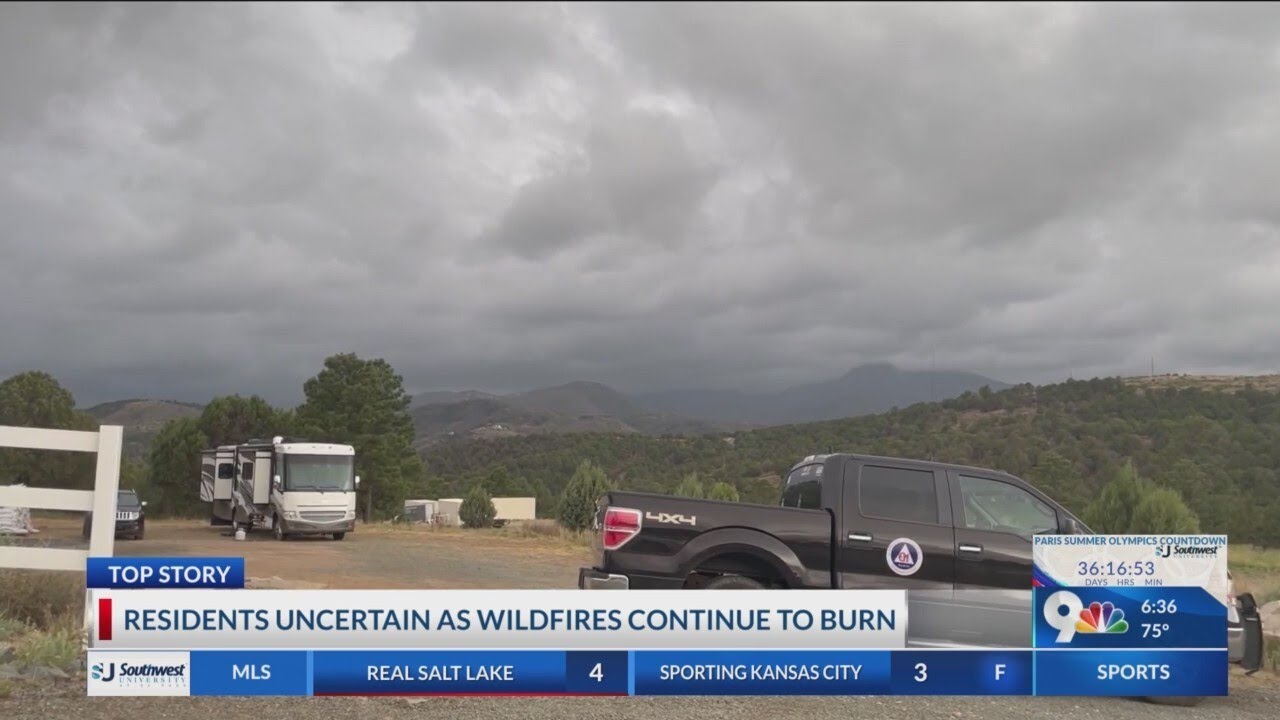 Residents uncertain as wildfires continue to burn in Ruidoso