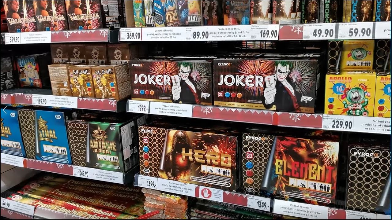 VLOG - Pyrotechnika v Kauflandu + odpal dýmovnic