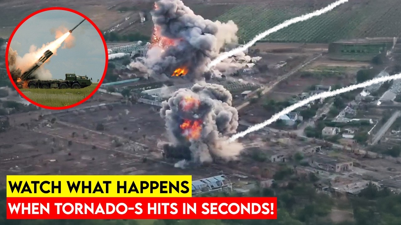Shocking Moment! Russia Just Fired 12 Rockets at Once&mdash;Tornado-S Crushes NATO-Backed Defenses!