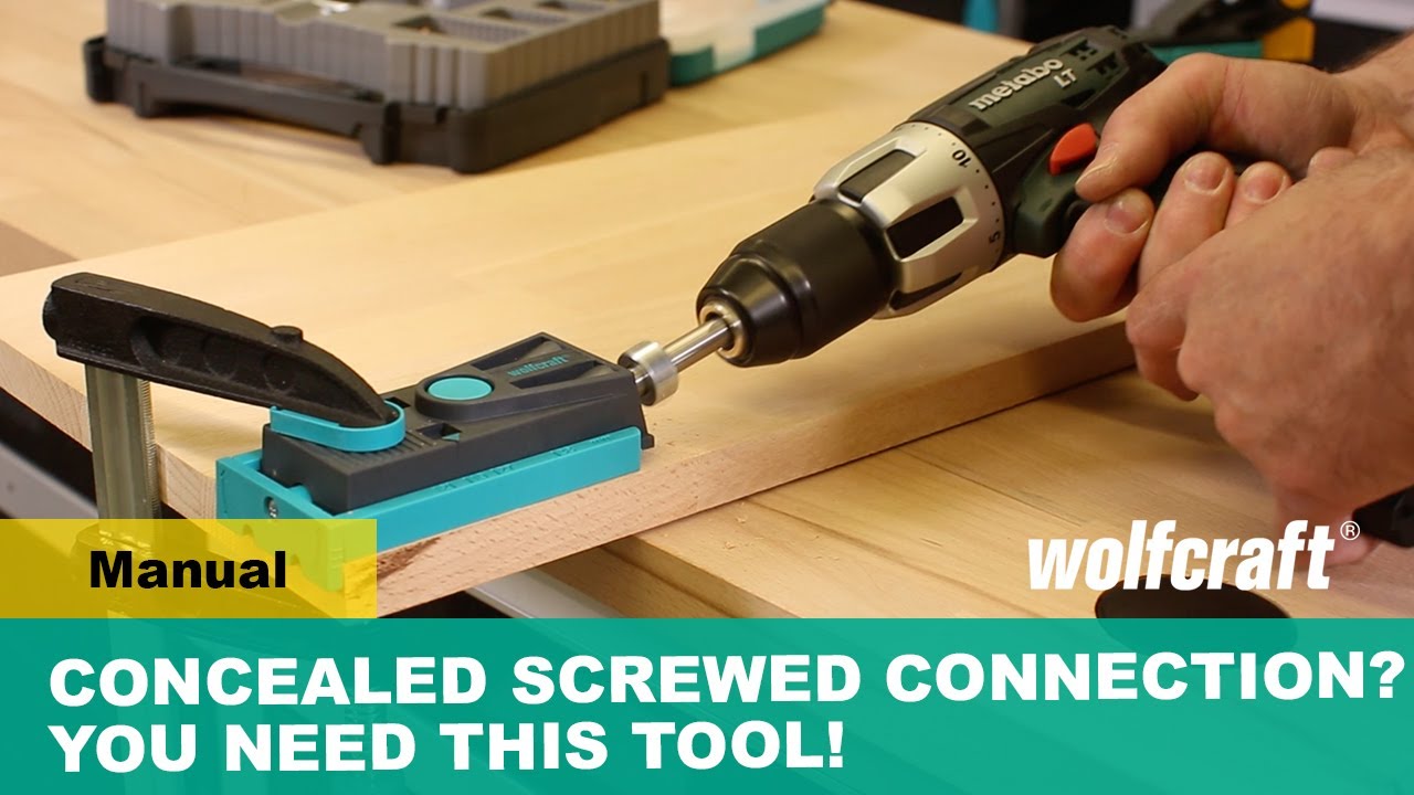 Concealed Screwed Connection? No Problem with this Undercover Jig!