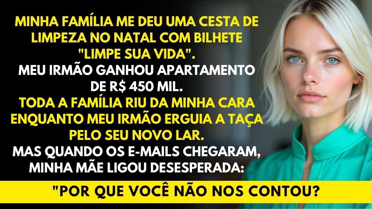 Minha família me deu uma cesta para 'limpar minha vida' no Natal  Limpei e não gostaram do resultad