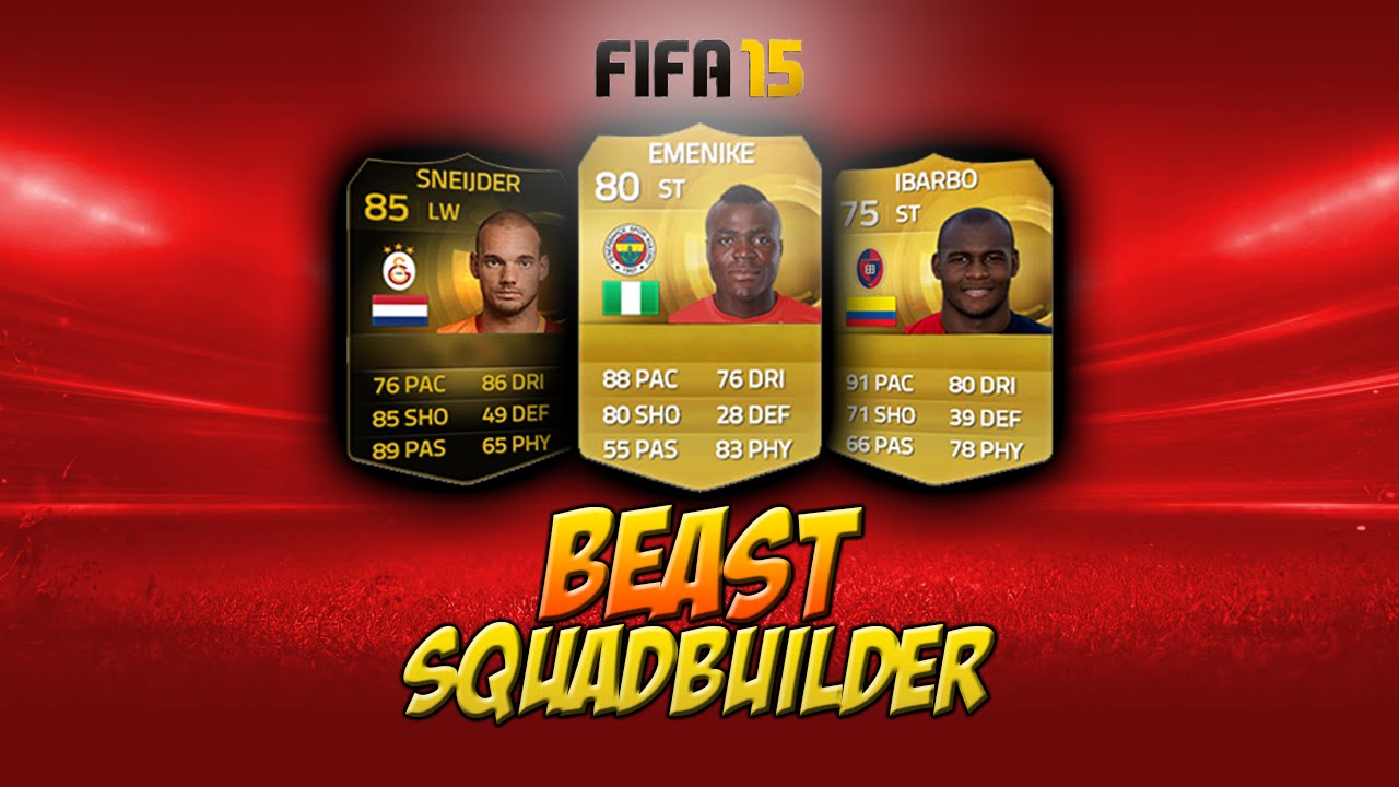 FIFA 15 Ultimate Team - BEAST Hybrid Squadbuilder w/ Ibarbo, IF Sneijder & Emenike