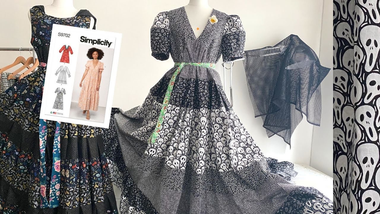 I Made Simplicity S9702 👗 It's such a pretty dress pattern!