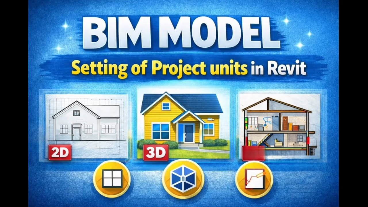 BIM - Building Information Modelling - Video  2 | Project Setup: How to Configure Units