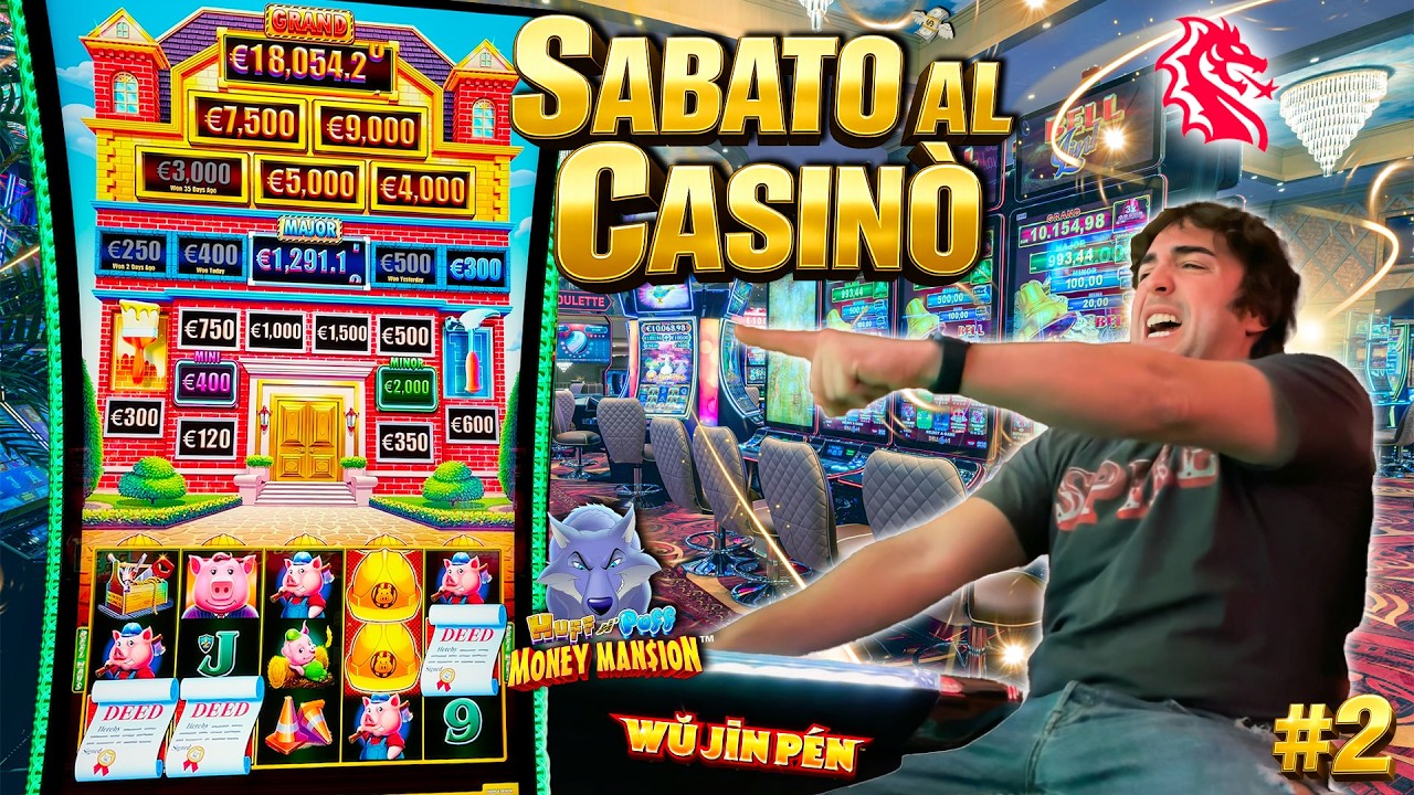 NEW🔵 Saturday at the Casino with SPIKE #2💸 I try the LIGHT & WONDER at Dragonara 🏦🏝️ MONEY MANSIO...