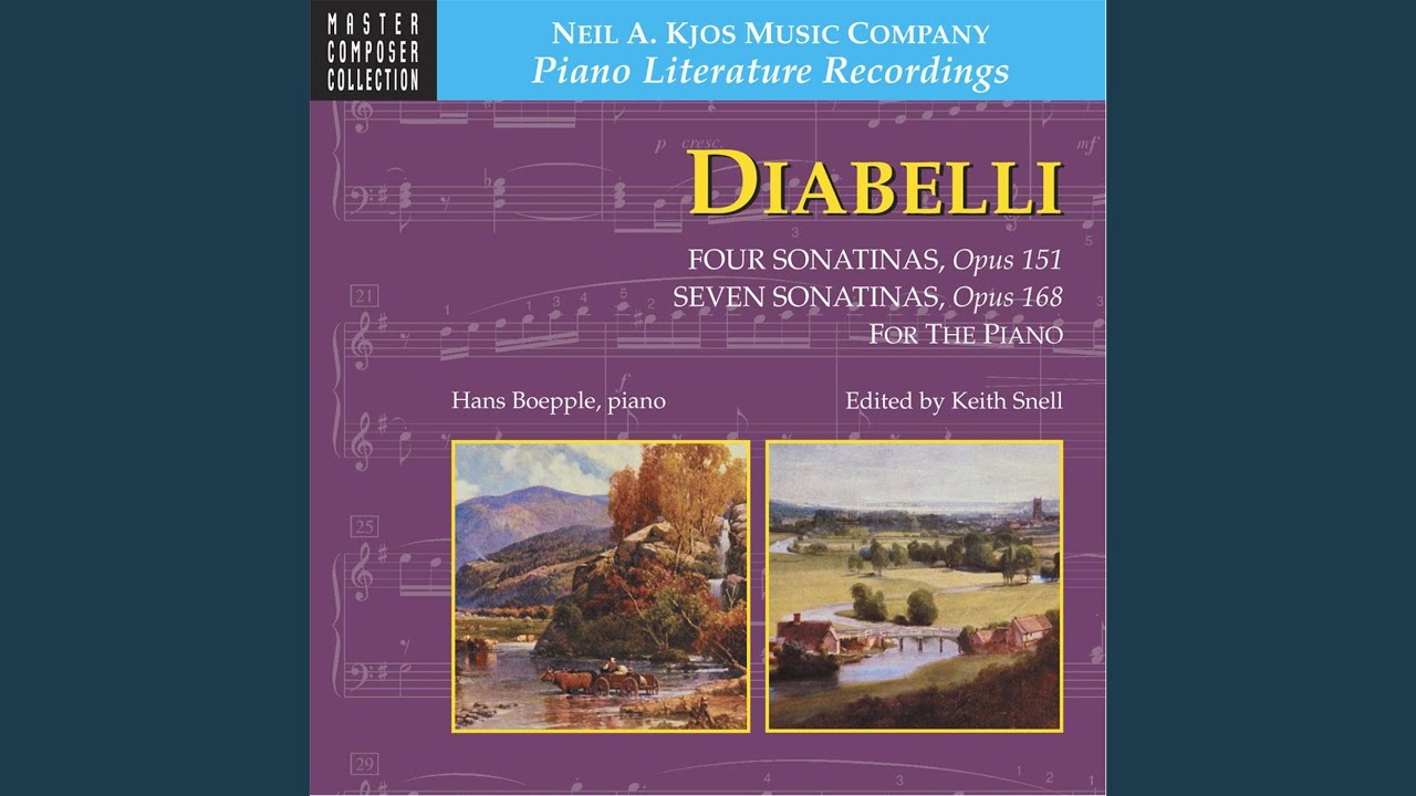 Sonatina in B-Flat Major, Op. 168, No. 4: I. Allegro Moderato
