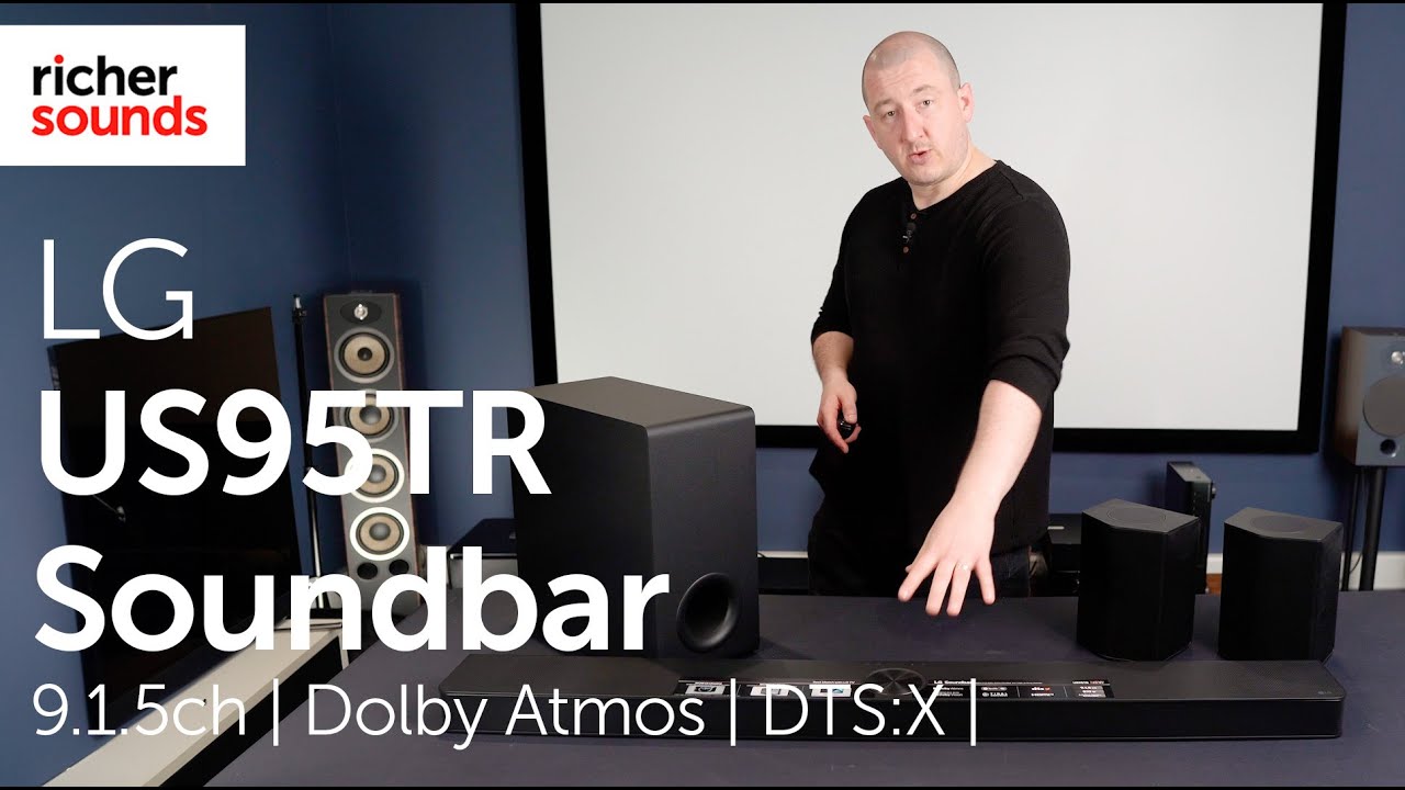 Саундбар LG US95TR 9.1.5 с сабвуфером Dolby Atmos / DTS:X и динамиками объёмного звучания | Более...