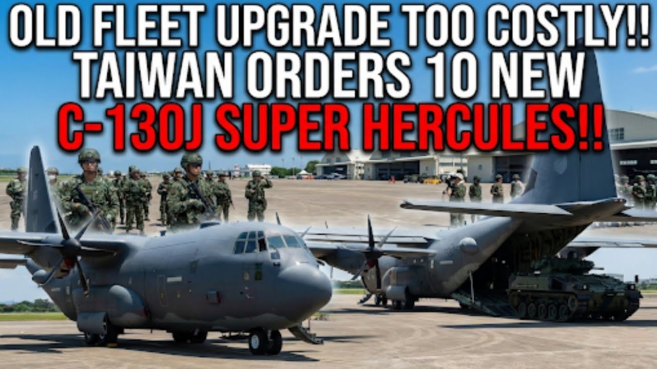 MODERNIZACJA STAREJ FLOTY JEST ZBYT KOSZTOWNA!! TAJWAN ZAMAWIA 10 NOWYCH SAMOLOT&Oacute;W C-130J SUPER H...