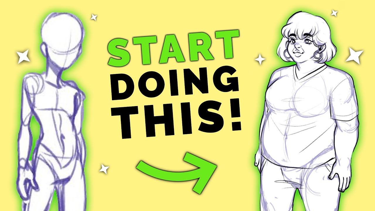 Don't Draw BODY TYPES Like This!