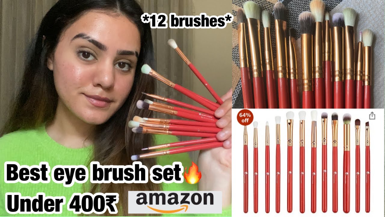 Best Affordable Eye brushes under 400₹/ Amazon brushes set in India/ kp styles