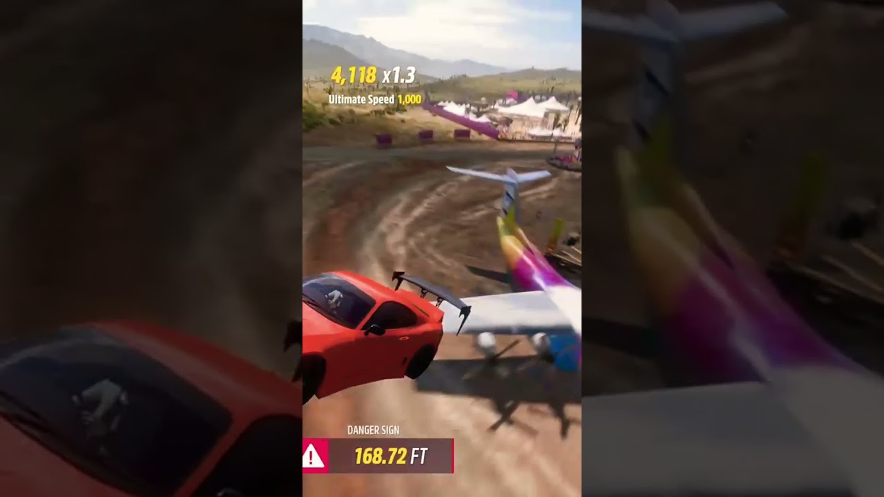 #forza5 #horizonfestival #jump at about 240 MPH in the 1998 Toyota Supra RZ