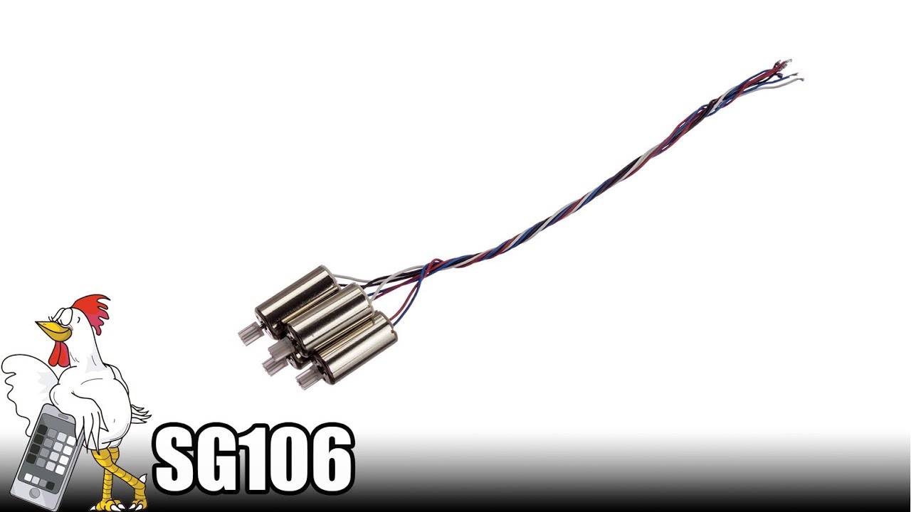 Guía del  drone SG106: Cambiar motores