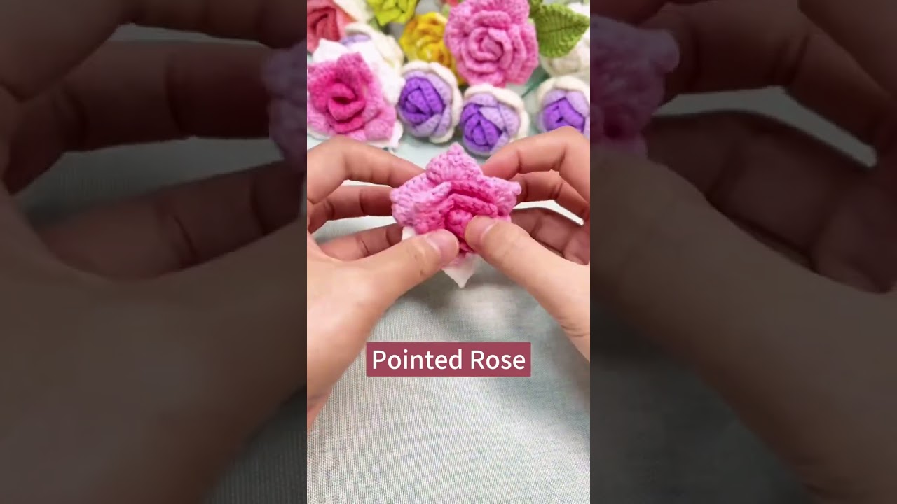 How to crochet a beautiful rose?