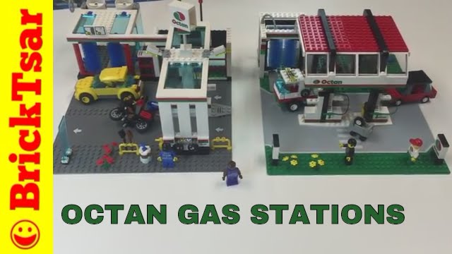 LEGO SET 7993 SERVICE STATION Octan from 2007 plus Gas & Wash Express!