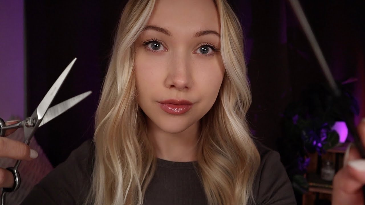 ASMR Haircut, Styling, Sectioning & Clipping Your Hair ✂️