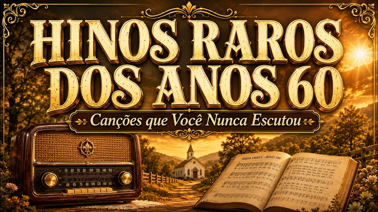 OU&Ccedil;A E SINTA A EMO&Ccedil;&Atilde;O DOS CULTOS ANTIGOS! | Hinos Raros de 1960