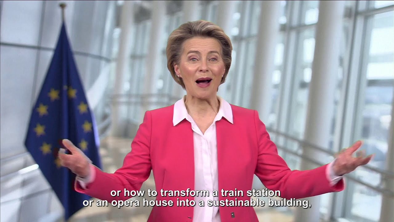 Ursula von der Leyen eudebates the New European Bauhaus