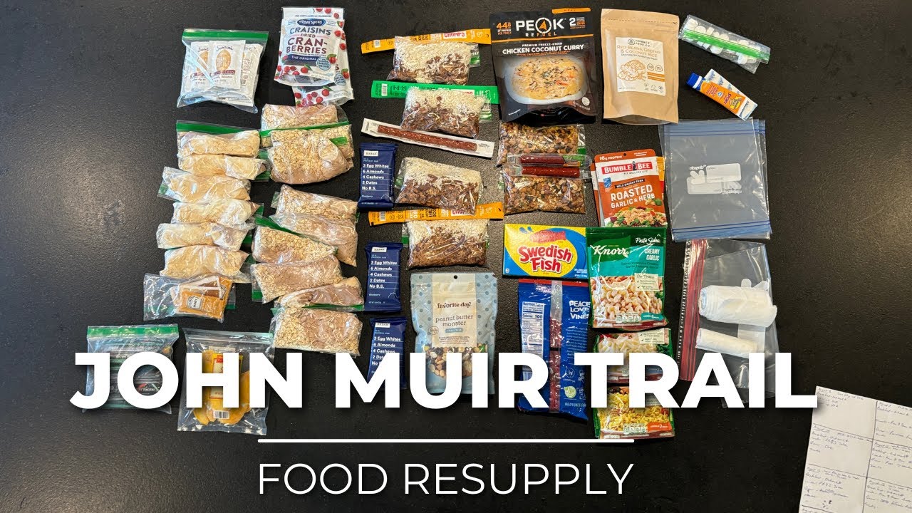 What I'm packing in my John Muir Trail Food Resupply box to pick up at Vermillion Valley Resort