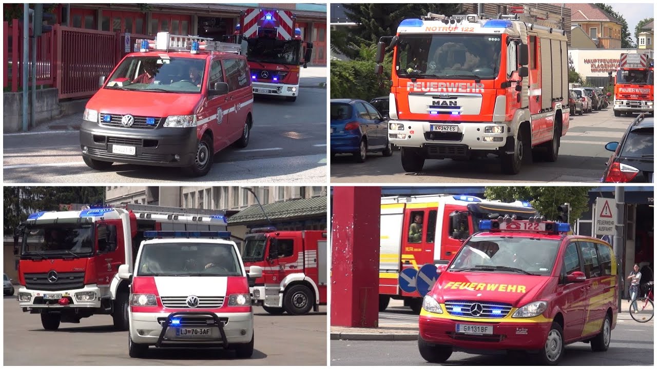 [Feuerwehr/Rettungsdienst/Polizei] 20 Minuten Einsatzfahrten aus Südtirol, Österreich und Slowenien!