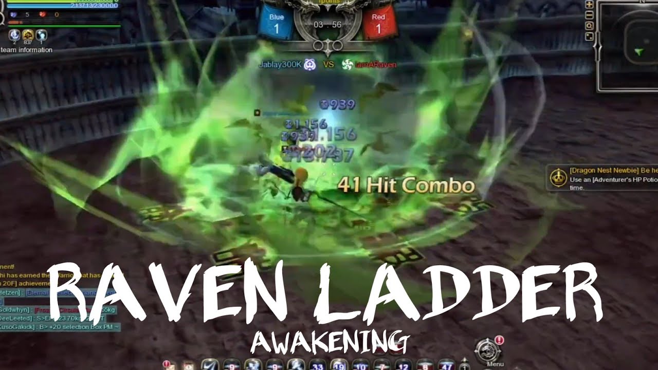 IAM A RAVEN PVP LADDER 1V1 AWAKENING - DRAGON NEST SEA