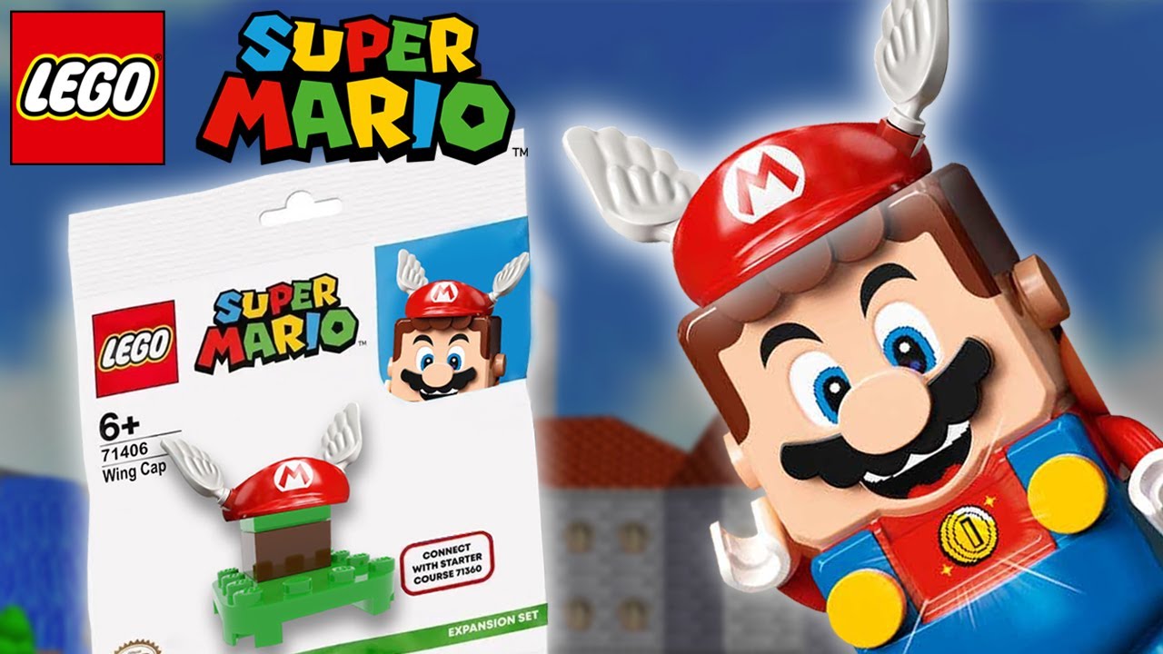 NEW Lego Super Mario WING CAP Polybag Expansion Set | Custom Mario Set