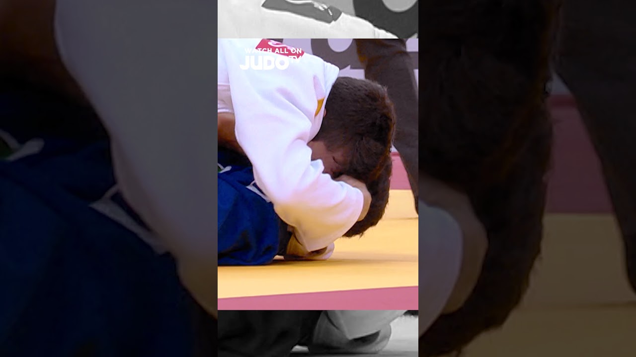 Did anyone say Boa Constrictor? 🐍 Garrigos sneaks the arm across! #judo #sports #shorts