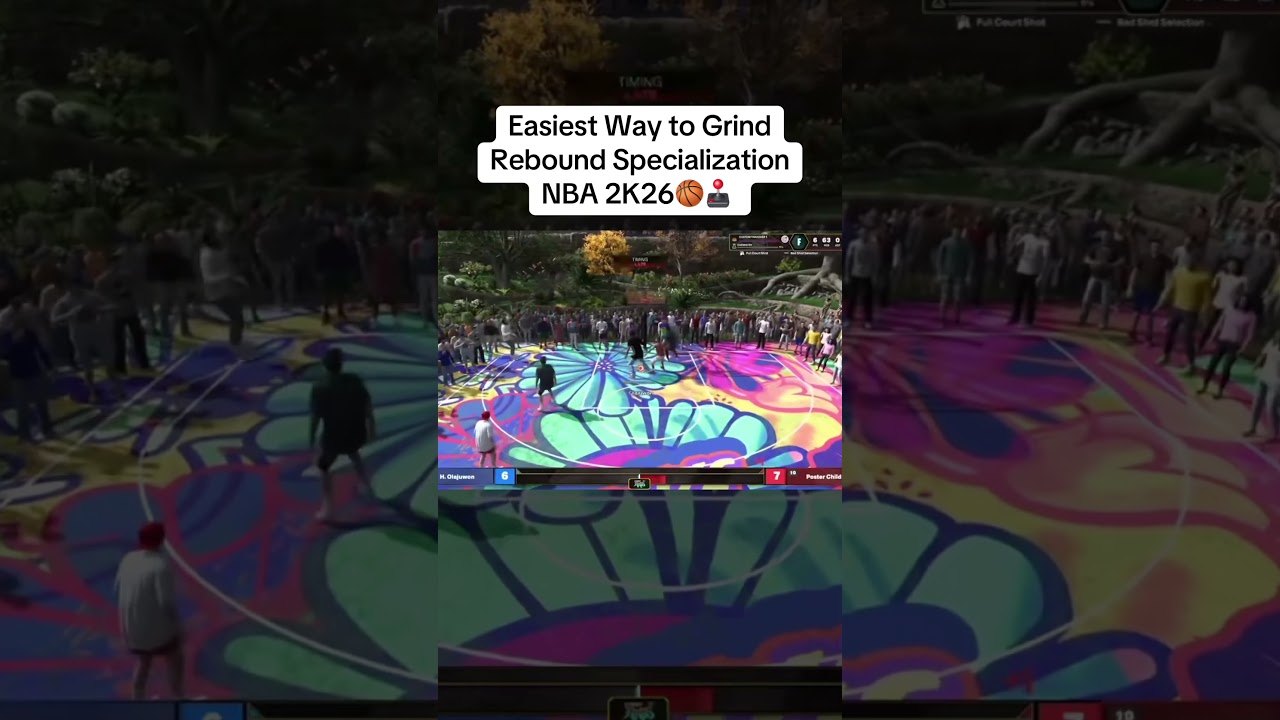 Easiest way to grind Rebound Specialization NBA 2K26