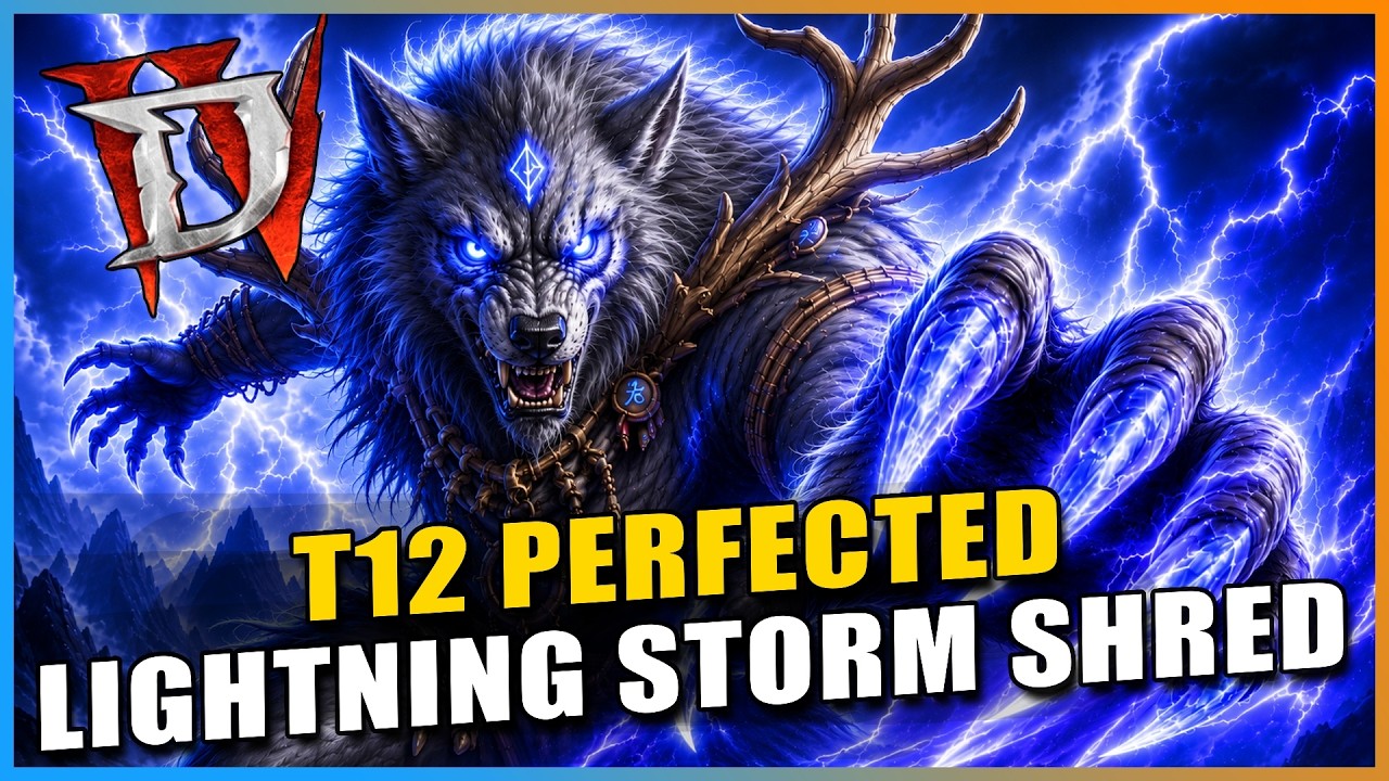 UPDATED IMMORTAL Druid Stormclaw Endgame Build Guide for Speed Farming - Diablo 4 Lord of Hatred