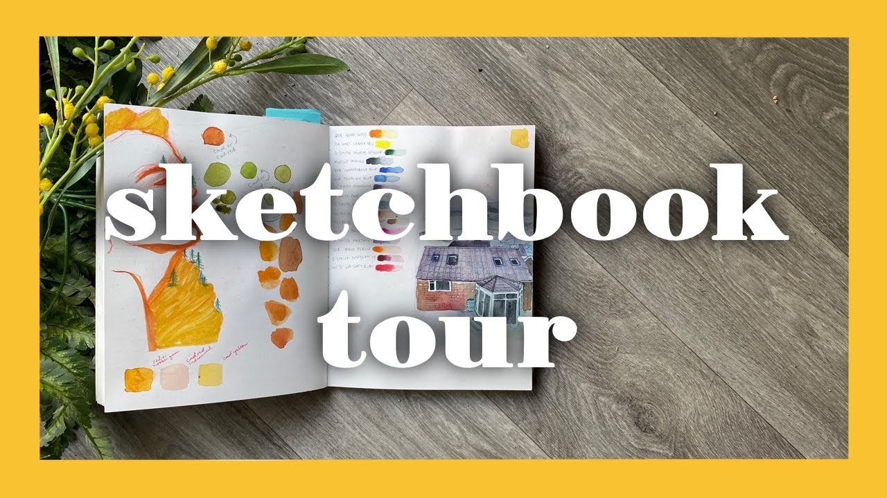 SKETCHBOOK TOUR: Possibly my Favorite So Far! Strathmore Mixed Media Series 500
