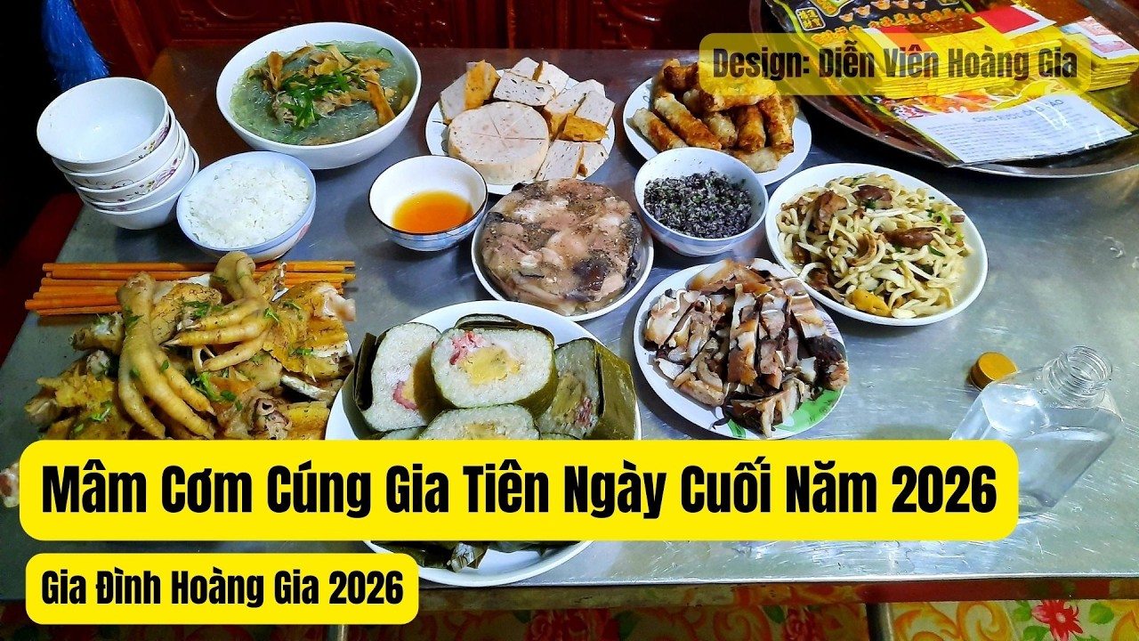 Mâm Cơm Cúng Gia Tiên Ngày 29 Tết