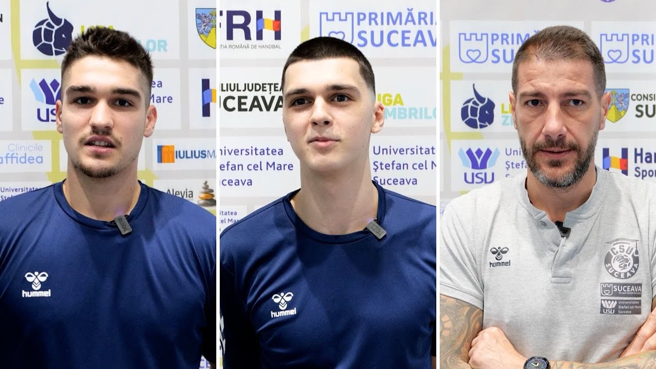 DECLARAȚII Teodor Ilucă, Bogdan Niculaie și Bogdan Șoldănescu înaintea meciului de la Sighișoara