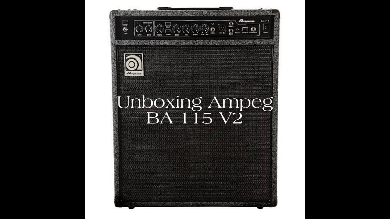Unboxing Ampeg BA 115 V2 (Indonesian Review)