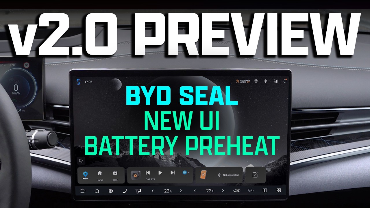 BYD SEAL v2.0 OTA Preview: New UI, Battery Preconditioning (And Why It Might Struggle?)