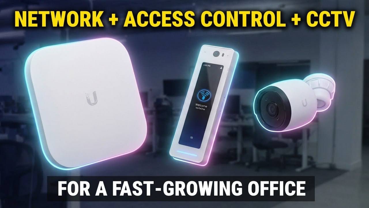Ubiquiti Deployment at the BuildOps Office: Scalable Network, CCTV & Access Control