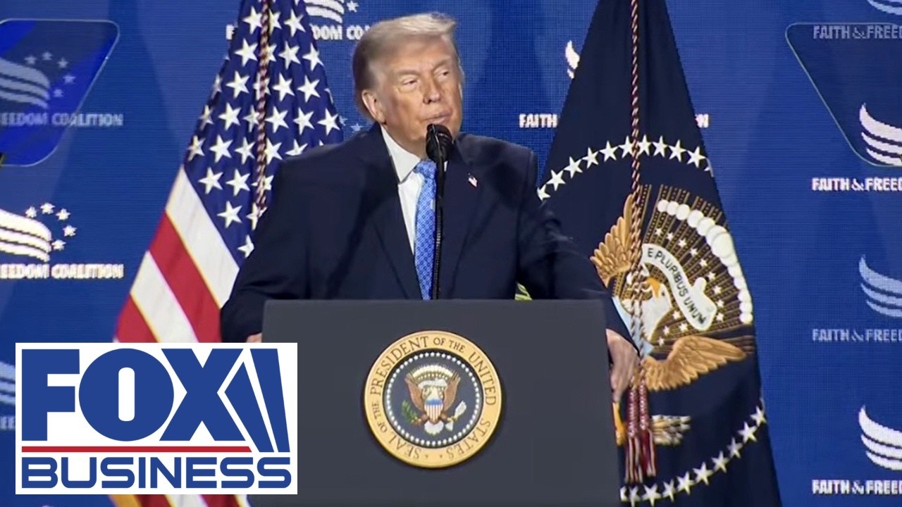 Trump delivers remarks at Faith & Freedom Coalition conference