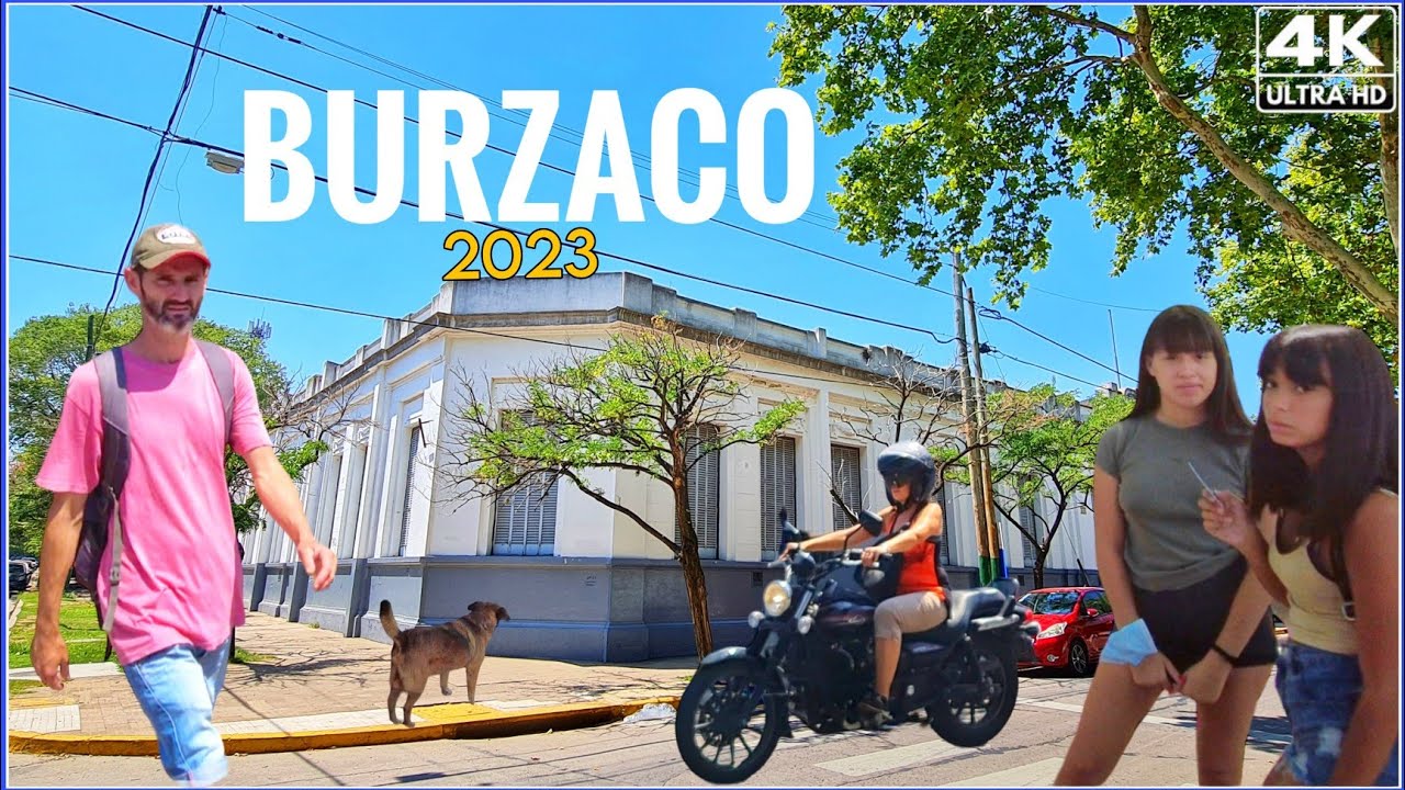 【4K】Caminando BURZACO (Centro) - Provincia de Buenos Aires | Almirante Brown, Walking Tour Vlog