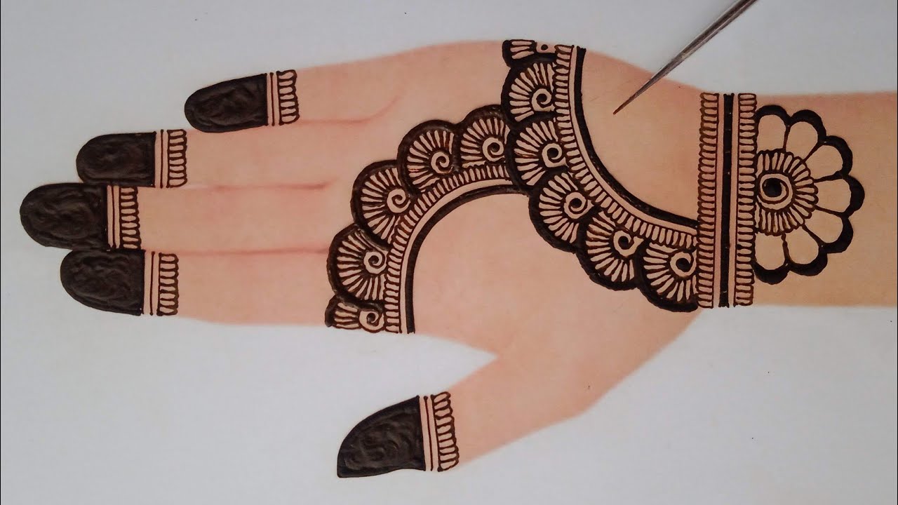 New Latest Mehndi Design |Beautiful Front Hand Mehndi Design |Mehndi