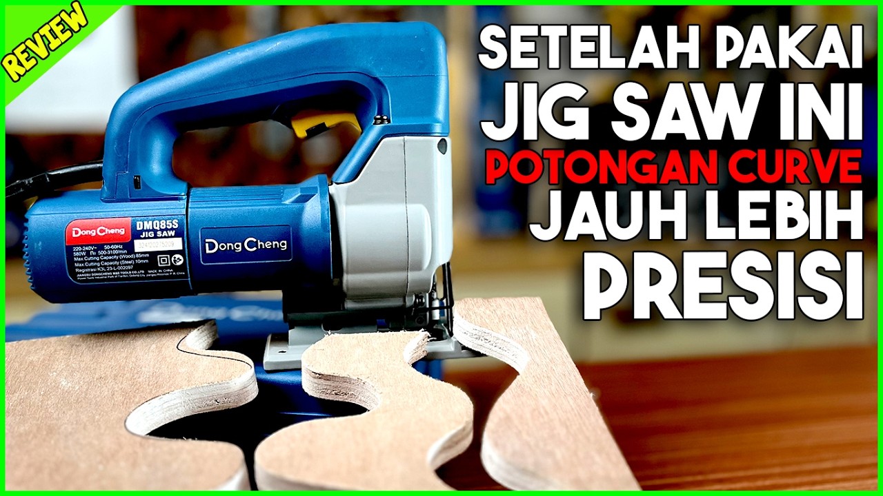 KOKOH, MINIM GETARAN & MURAH MERIAH - Electric Jig Saw DMQ85S DongCheng