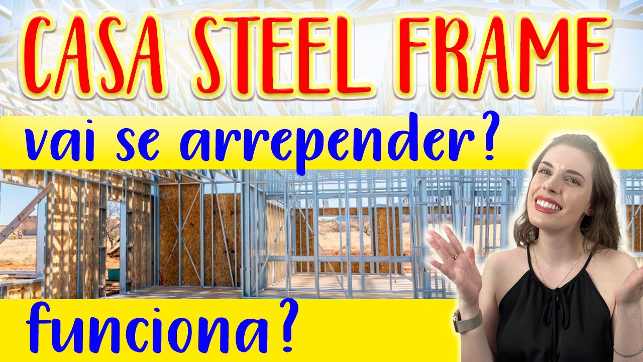 CASA LIGHT STEEL FRAME: Casa sem tijolo e concreto com a obra mais rápida que você pode fazer!
