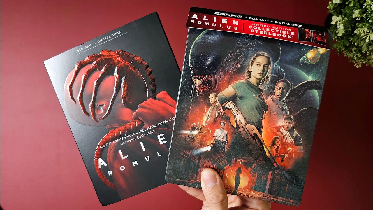 ALIEN ROMULUS  (4K STEEELBOOK) | Disc Menu Reveal