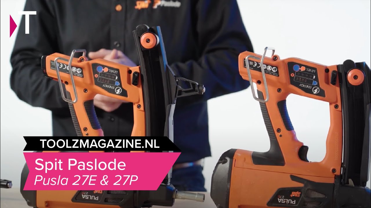 Demonstratie Pulsa 27E en Pulsa 27P van Spit Paslode