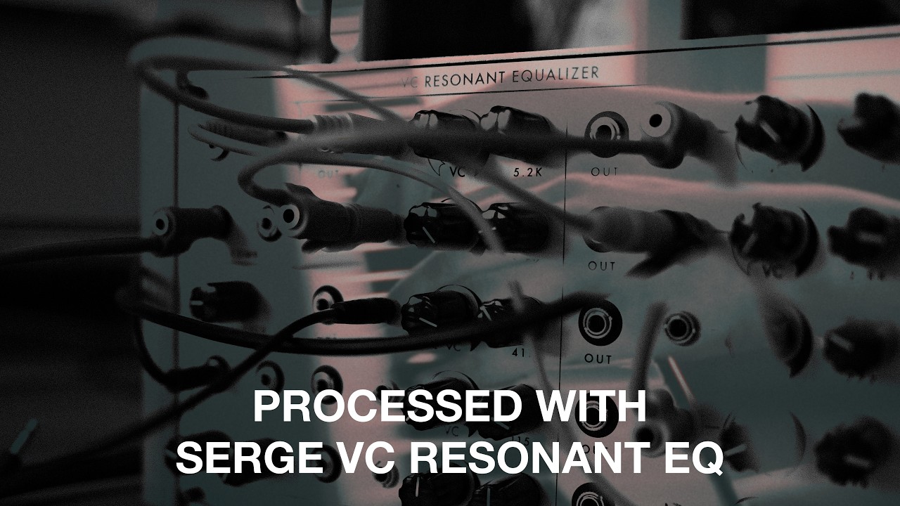 Ambient Piano vs SERGE VC Resonant EQ eurorack