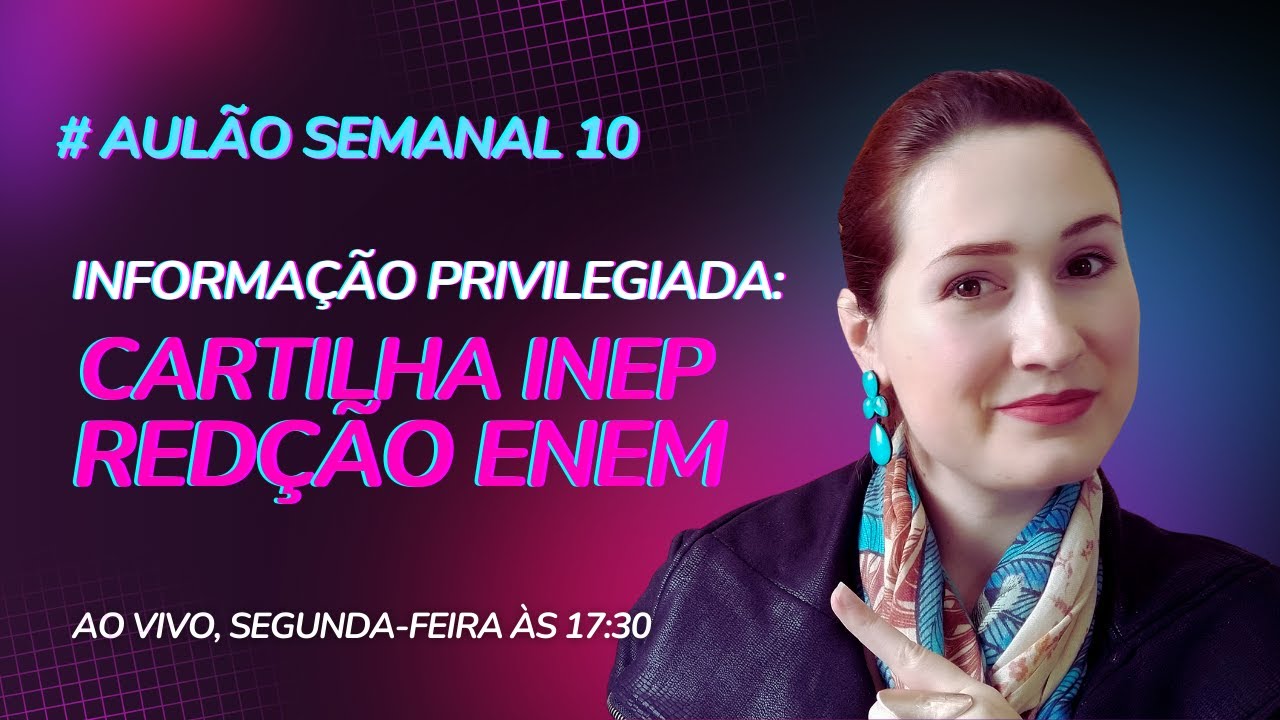 Saiu a Cartilha de Redação ENEM 2024 | Aulão #010
