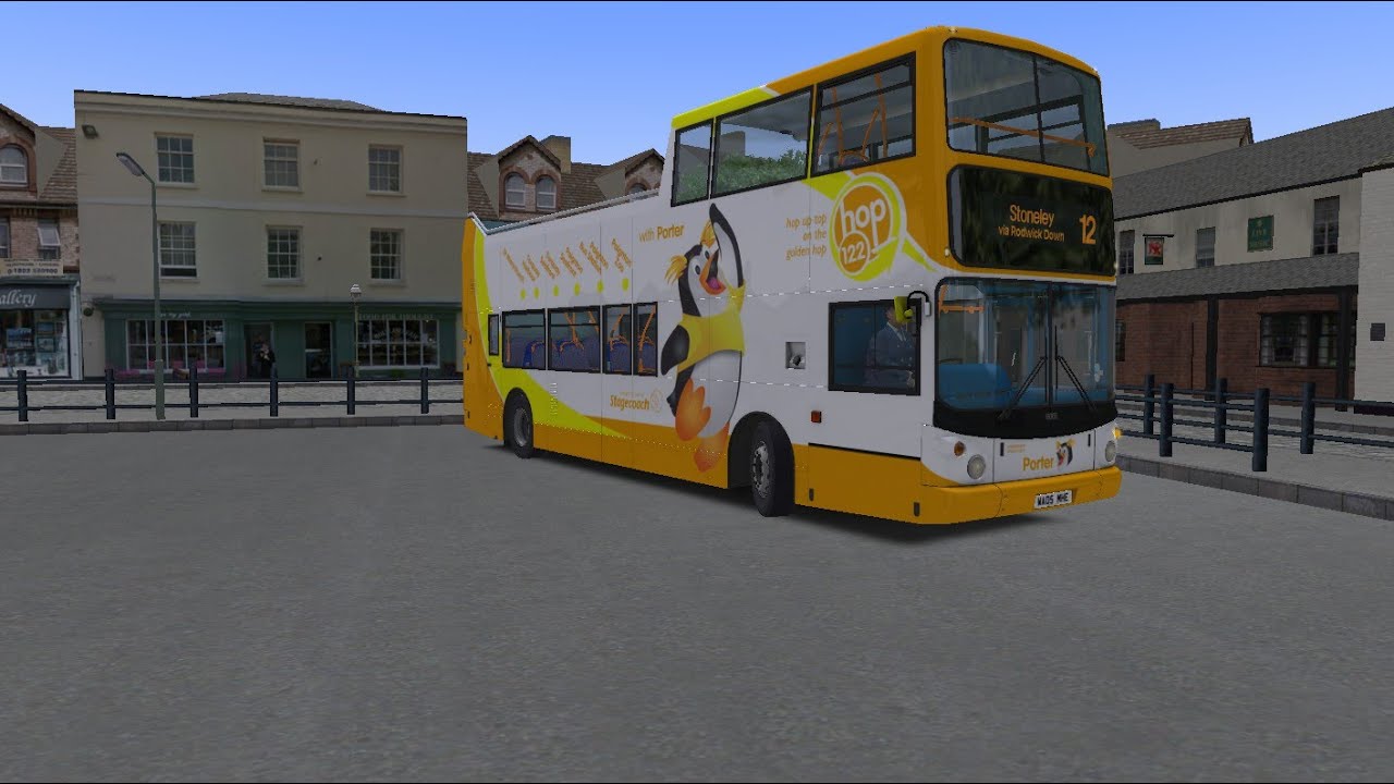 OMSI 2 - Half Open Top ALX400 Trident - Stagecoach hop 122 livery