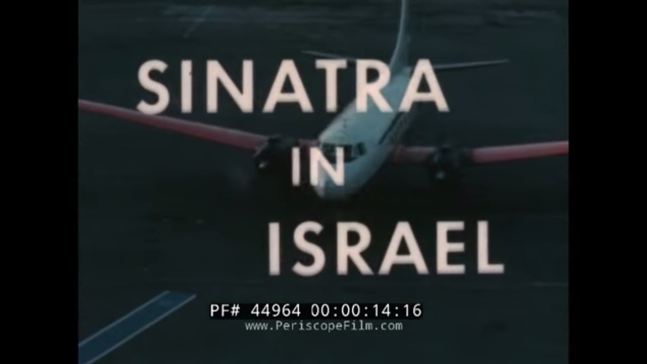 1962 ВИЗИТ ФРЭНКА СИНАТРЫ В ИЗРАИЛЬ. МИРОВОЕ ТУРНЕ ДЛЯ ДЕТЕЙ. 44964