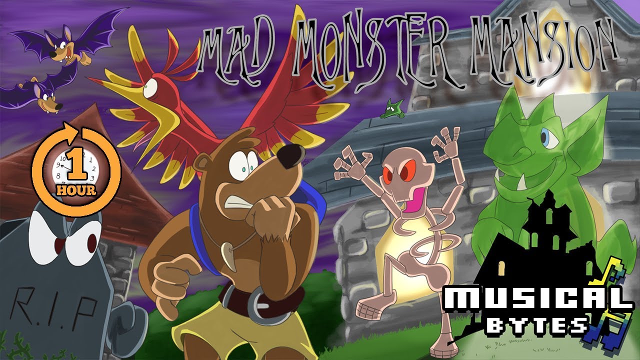Halloween Musical Bytes - Mad Monster Mansion for One Hour - Man on the Internet