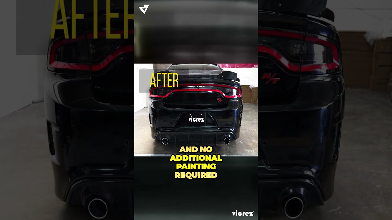 Transform Your Dodge Charger with the Sleek VZ101705 Rear Diffuser!📧 support@vicrez.com✅