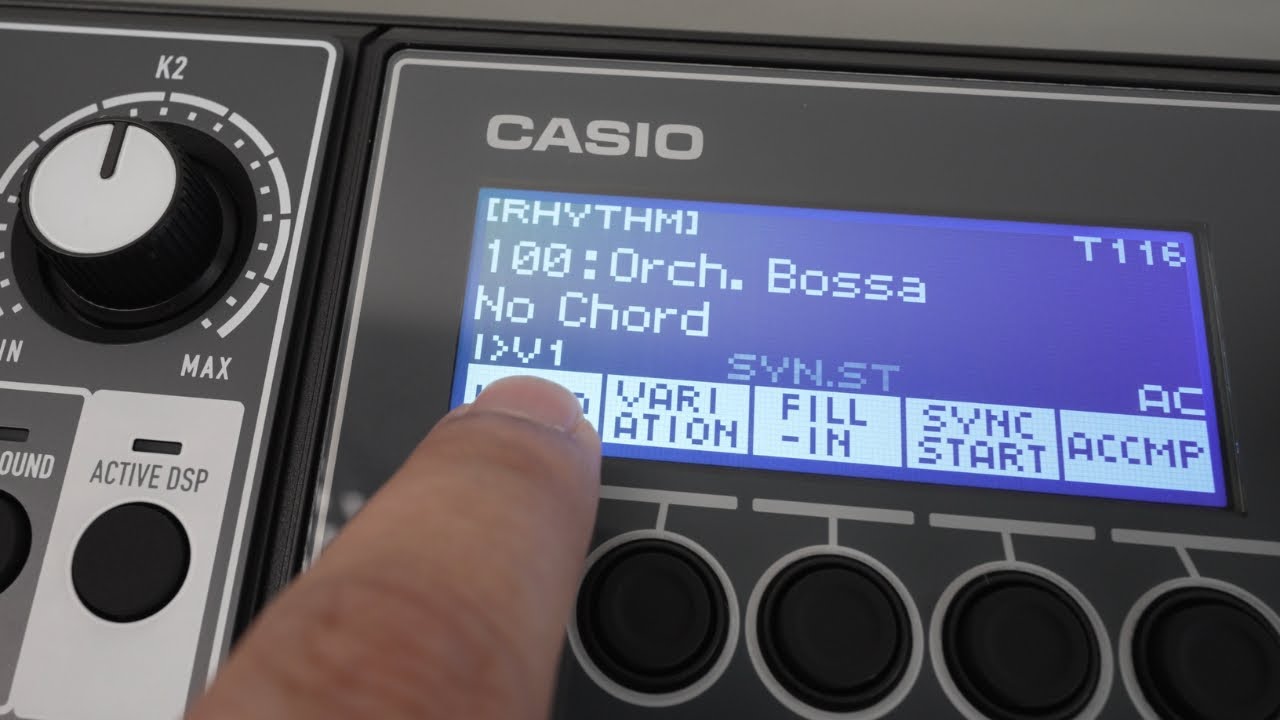 Setup Voices, Rhythm Accompaniment & Registrations on Casio CT-S500 or CT-S1000V