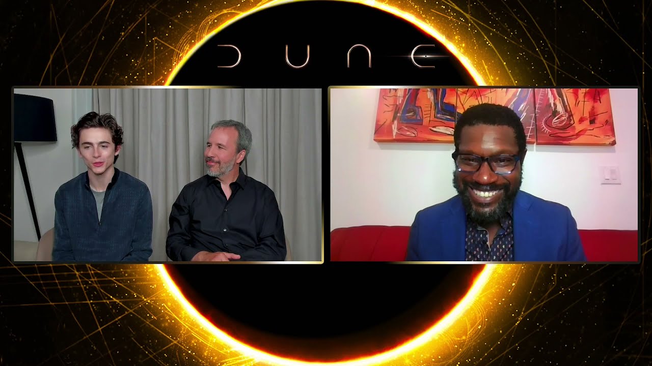 Timothee Chalamet and Denis Villeneuve 