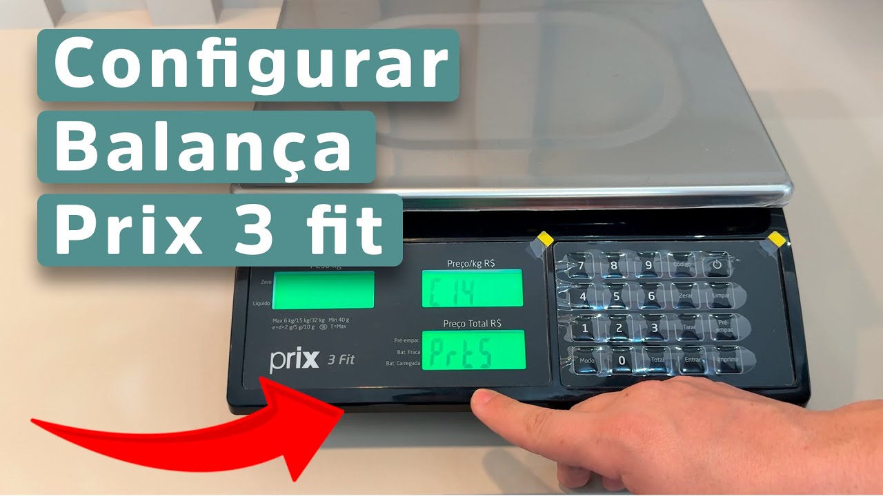 Configuração da Balança Toledo Prix 3 fit no Windows ou Android – Passo a Passo